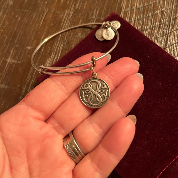 Alex and Ani silver Path of Life bracelet - Picture 3 of 11